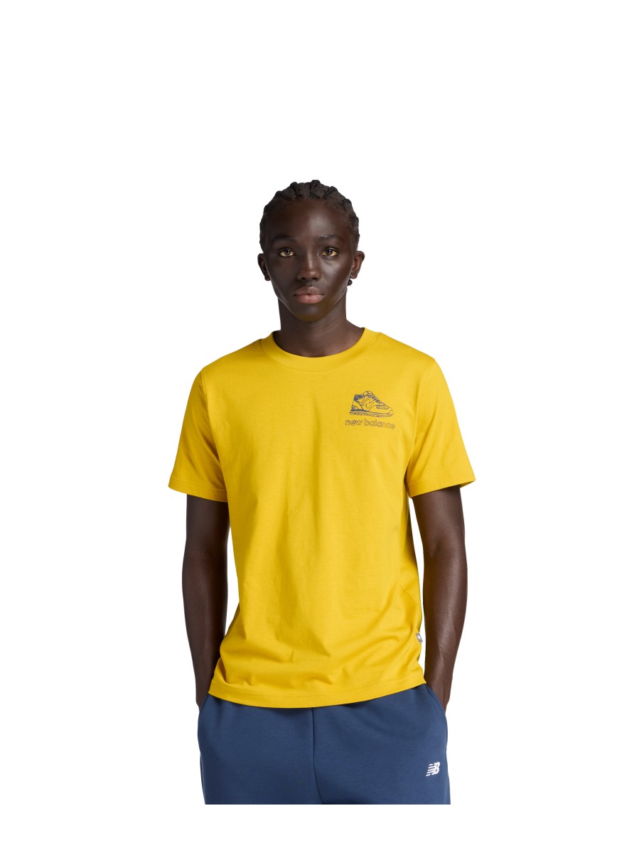 New Balance - Shoe Sketch T-shirt Middel Bruin Middelbruin S