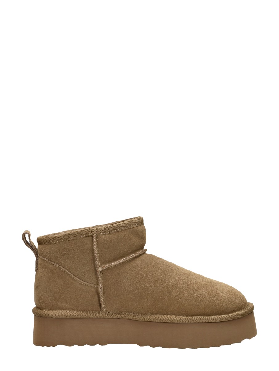Shoecolate - Enkellaarsjes Plat – taupe – foto 4 van 4