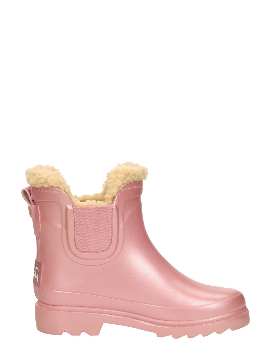 Keq - Chelsea Rainboots Fur – roze – foto 4 van 4