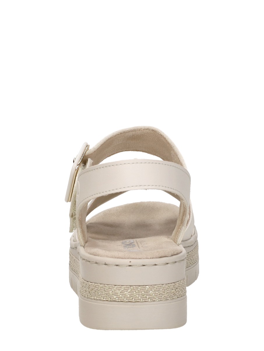 Rieker - Sandalen Plat – taupe – foto 3 van 4