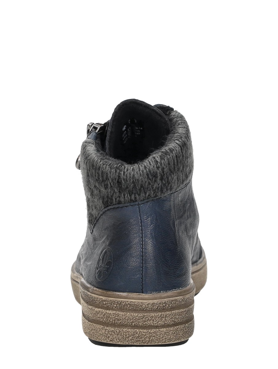 Rieker - Veterschoenen Hoog – blauw – foto 3 van 4