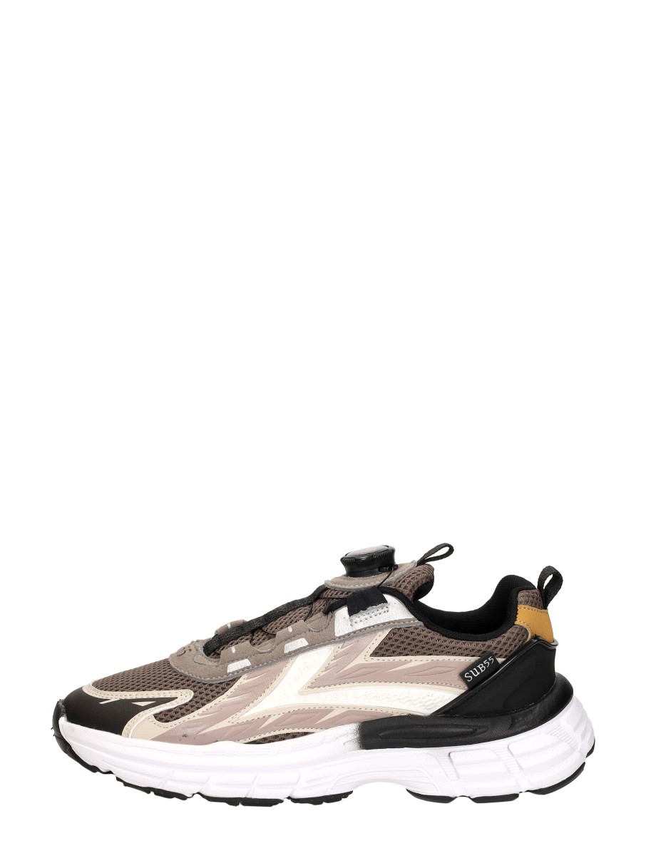 Sub55  Sneakers Laag Middel Bruin
