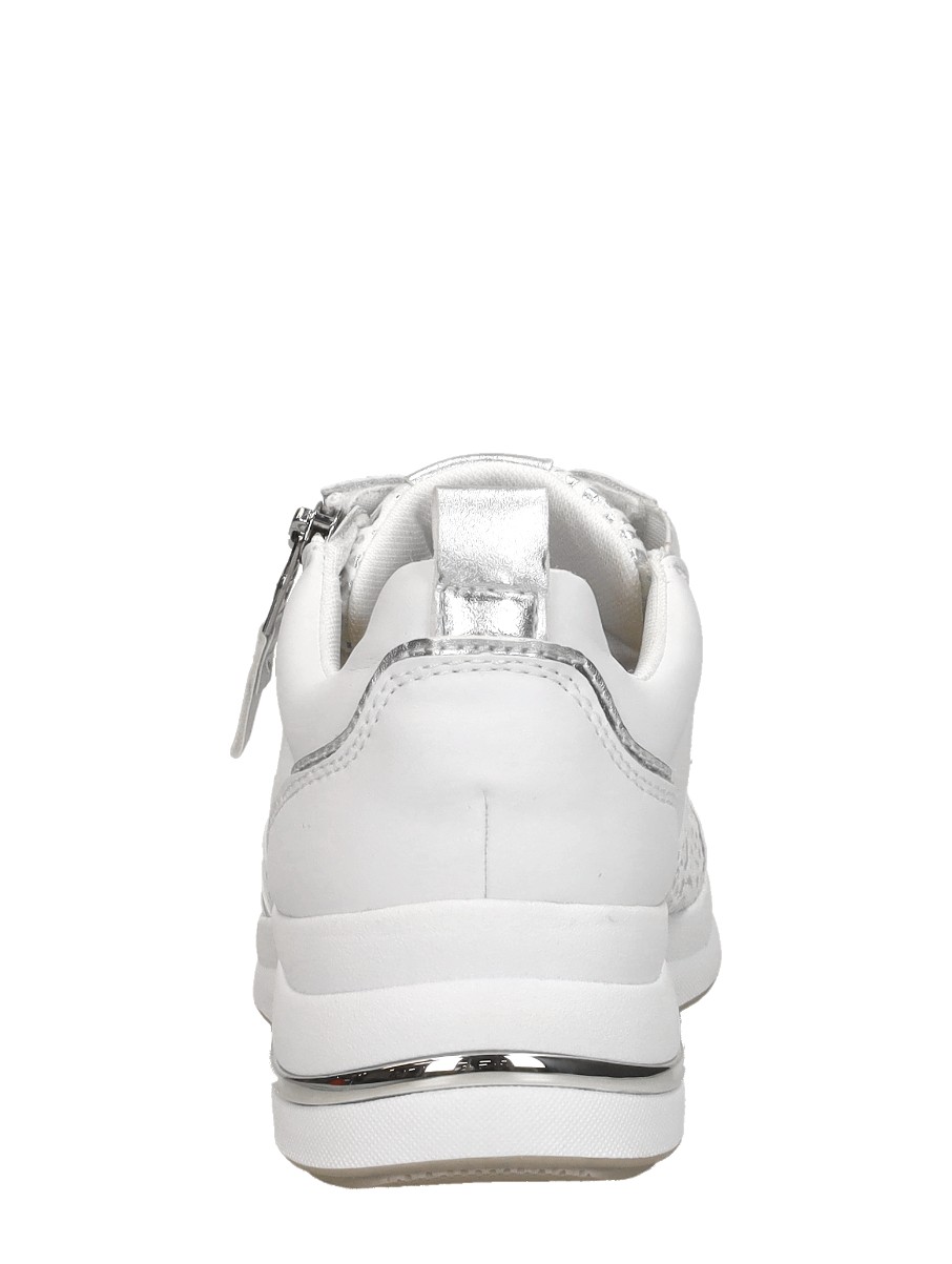 Tamaris Wide Fit - Veterschoenen Laag – wit – foto 3 van 4