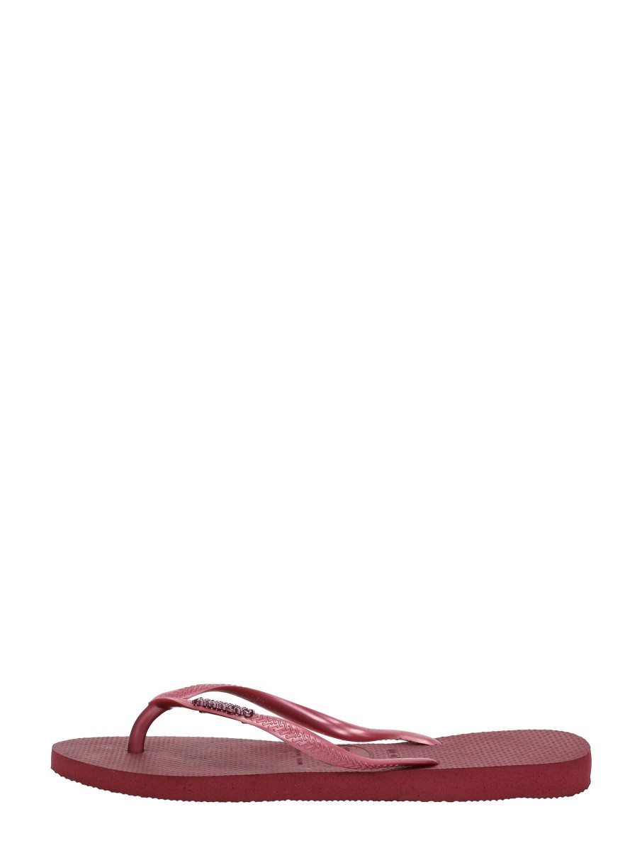 Havaianas Hav. Slim Logo Metallic – Bordeaux