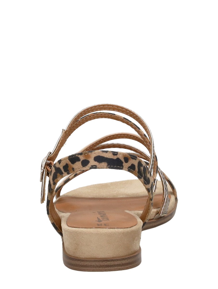 Tamaris - Sandalen Plat – cognac – foto 3 van 4