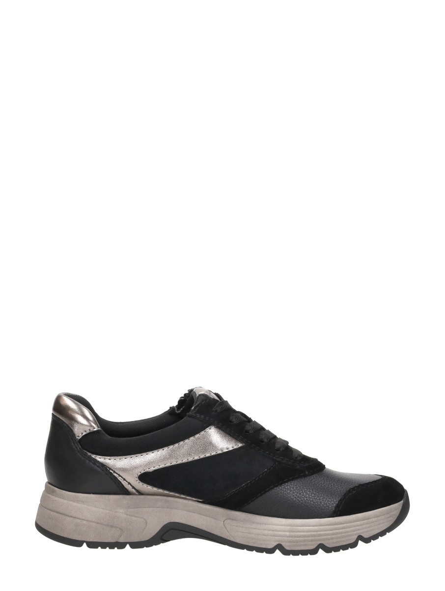 Tamaris Comfort - Veterschoenen Laag – zwart – foto 4 van 4