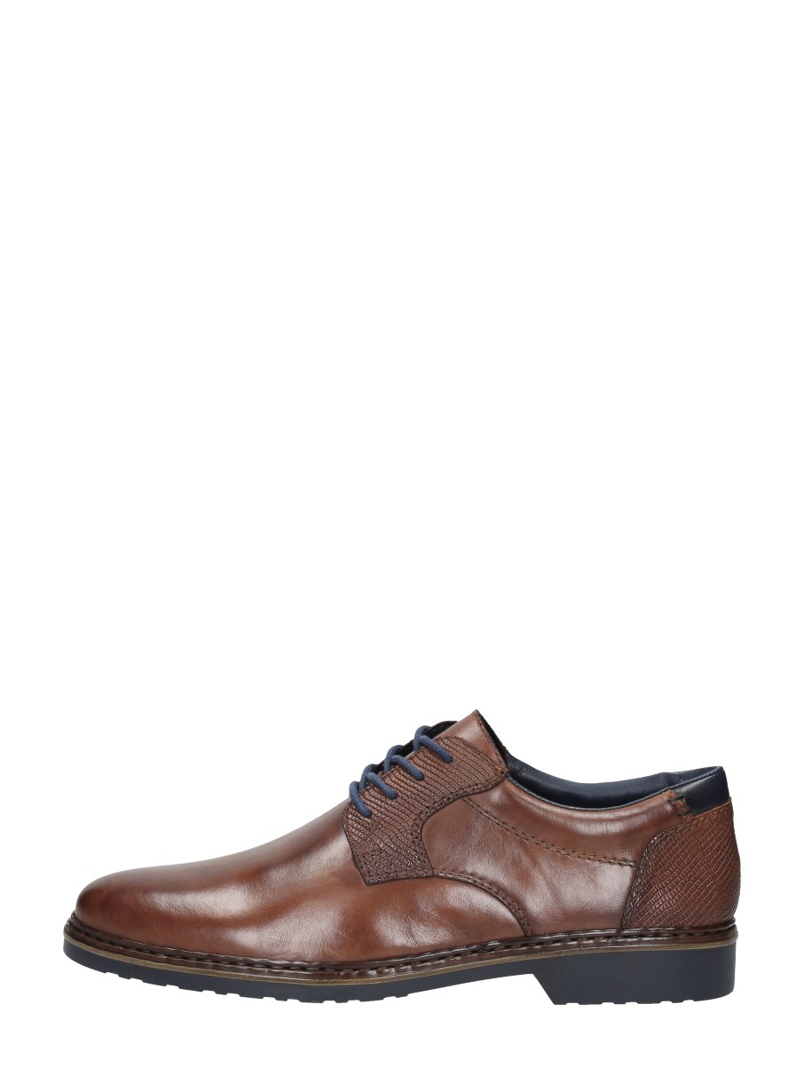 Rieker Cognac Geklede Veterschoenen Heren 47 - Schoenen.nl