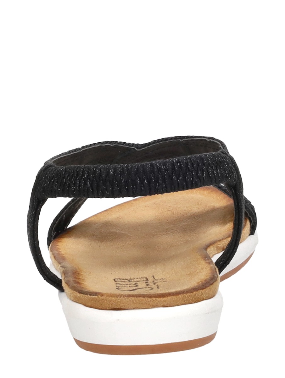Sub55 - Sandalen Plat – zwart – foto 3 van 4
