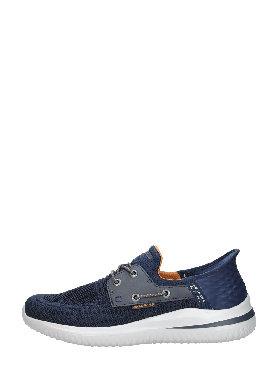 Skechers Slip-Ins Delson 3.0 Roth Instappers - Heren - Blauw - Maat:47