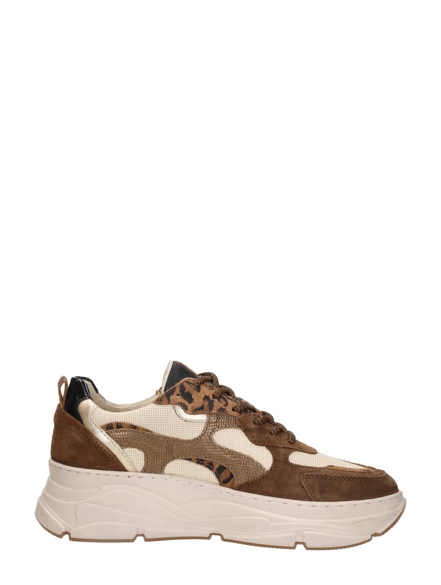 Sub55 - Sneakers Laag – donkerbruin – foto 4 van 4