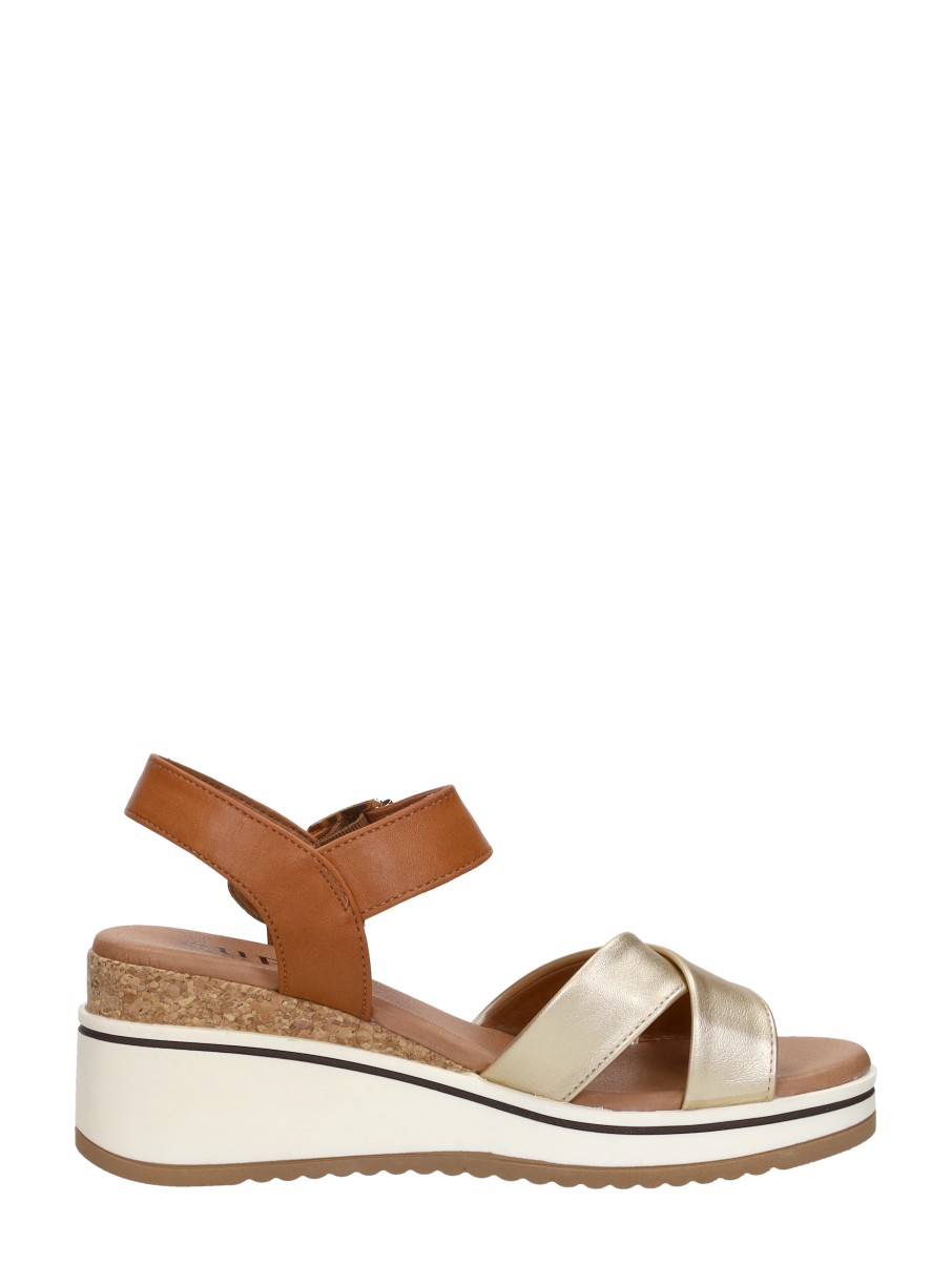 Sub55 - Sandalen Hak – cognac – foto 4 van 4