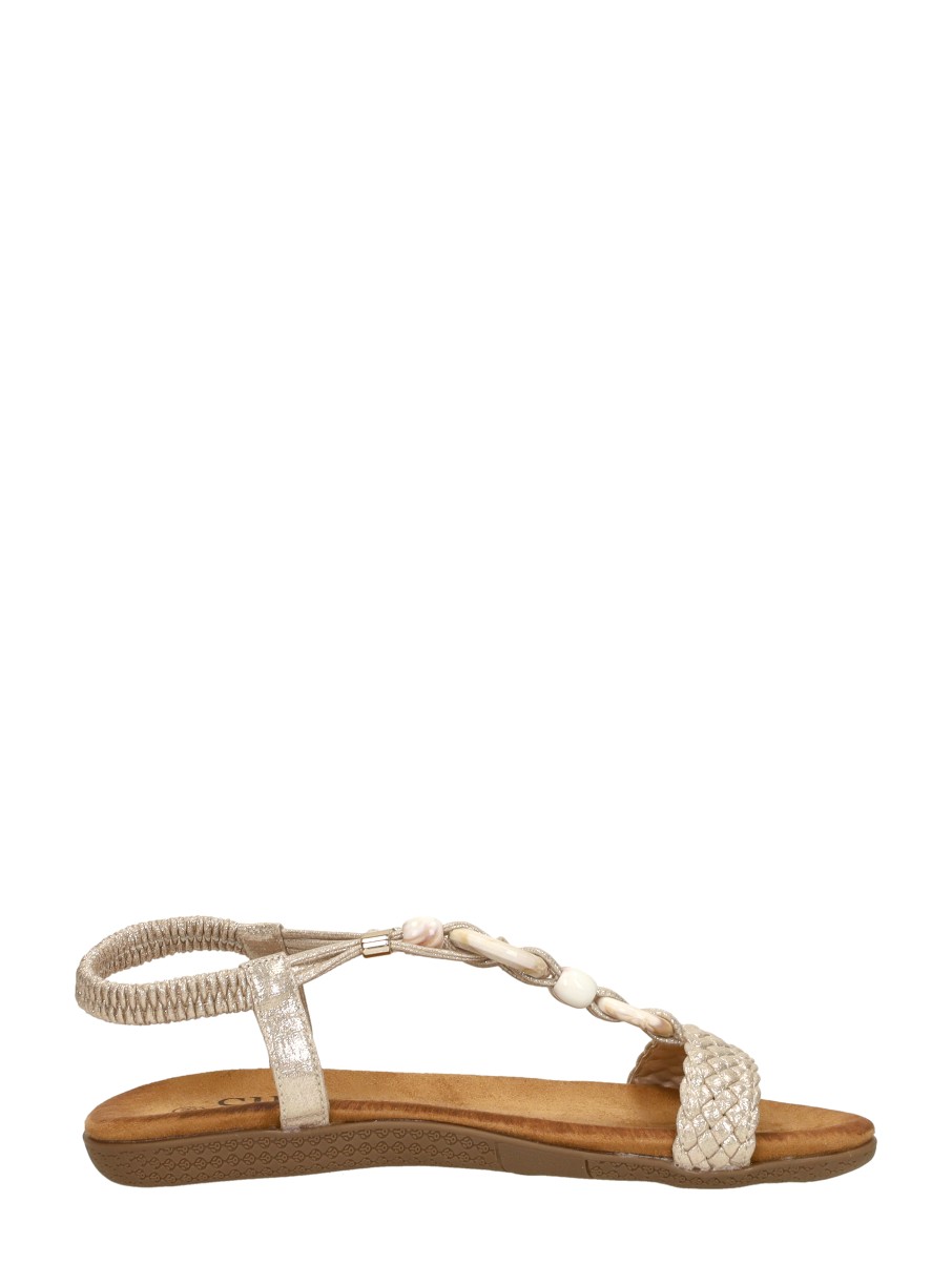 Sub55 - Sandalen Plat – goudkleur – foto 4 van 4
