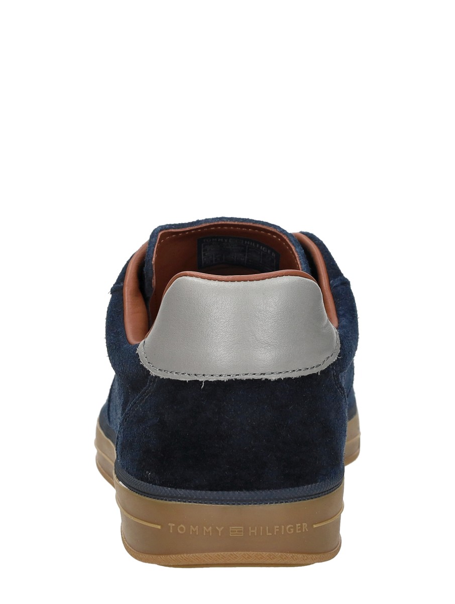 Tommy Hilfiger - Th Lo Lux Suede Sneaker – blauw – foto 3 van 4