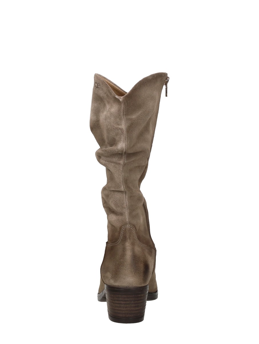 Aqa - Kuit Laarzen – taupe – foto 3 van 4