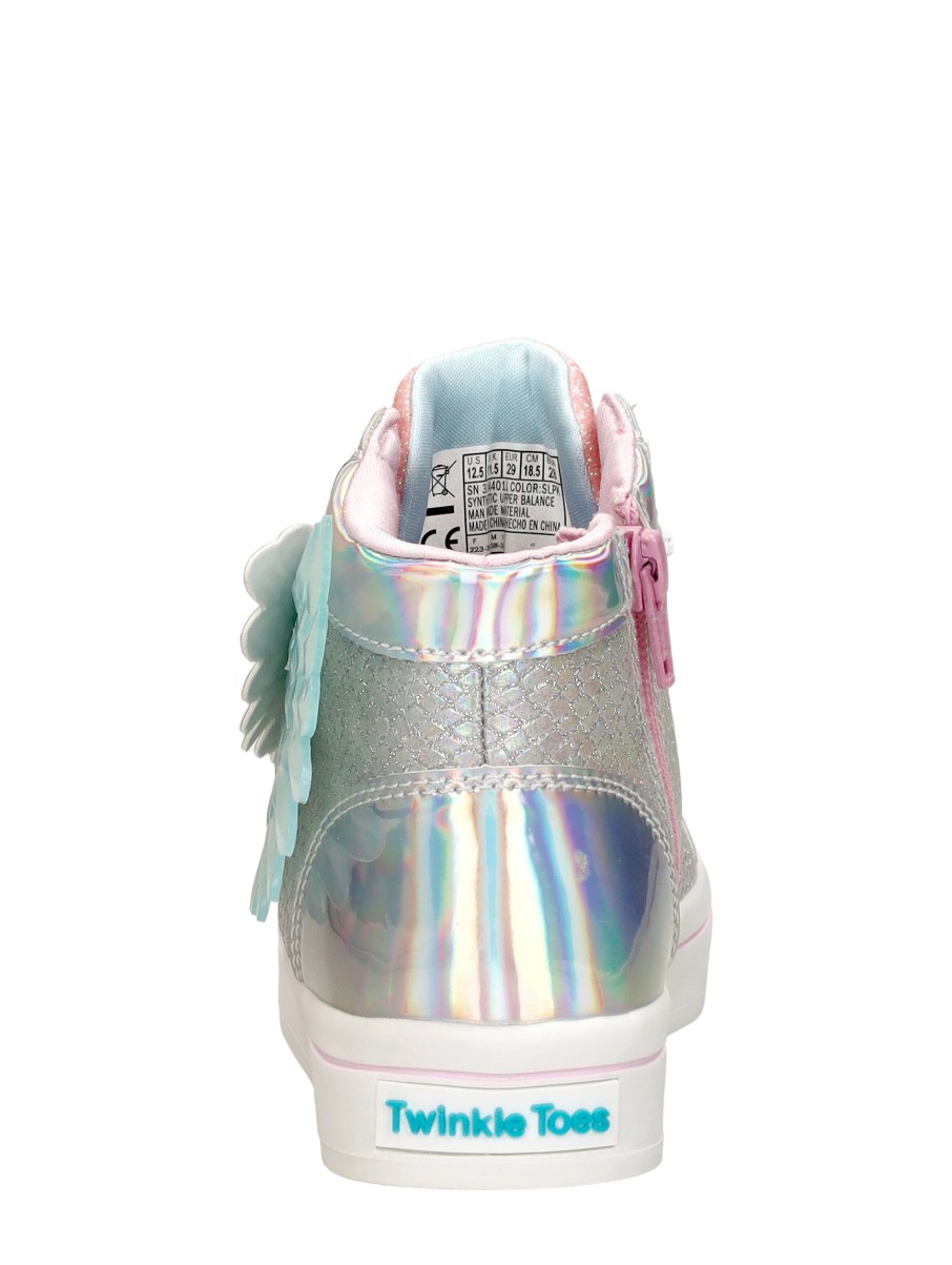 Skechers - Twinkletoes: Twi-lites 2.0 Zilver – foto 3 van 4