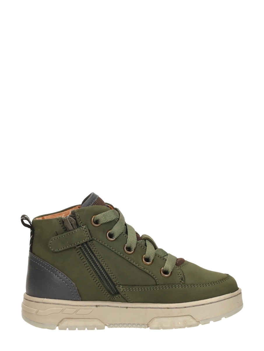Keq - Veterschoenen Hoog – groen – foto 4 van 4
