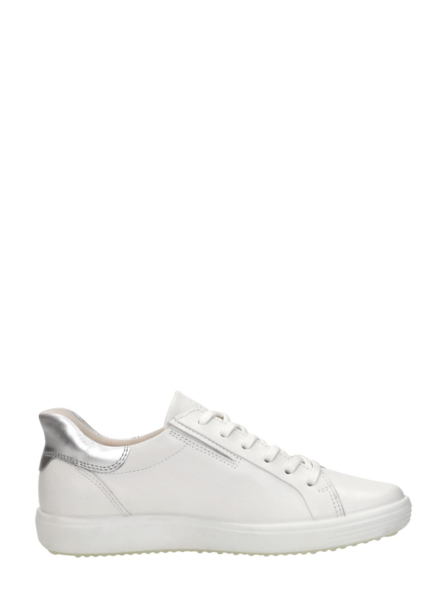 ECCO - Soft 7 Easy Slip Lace – wit – foto 4 van 4