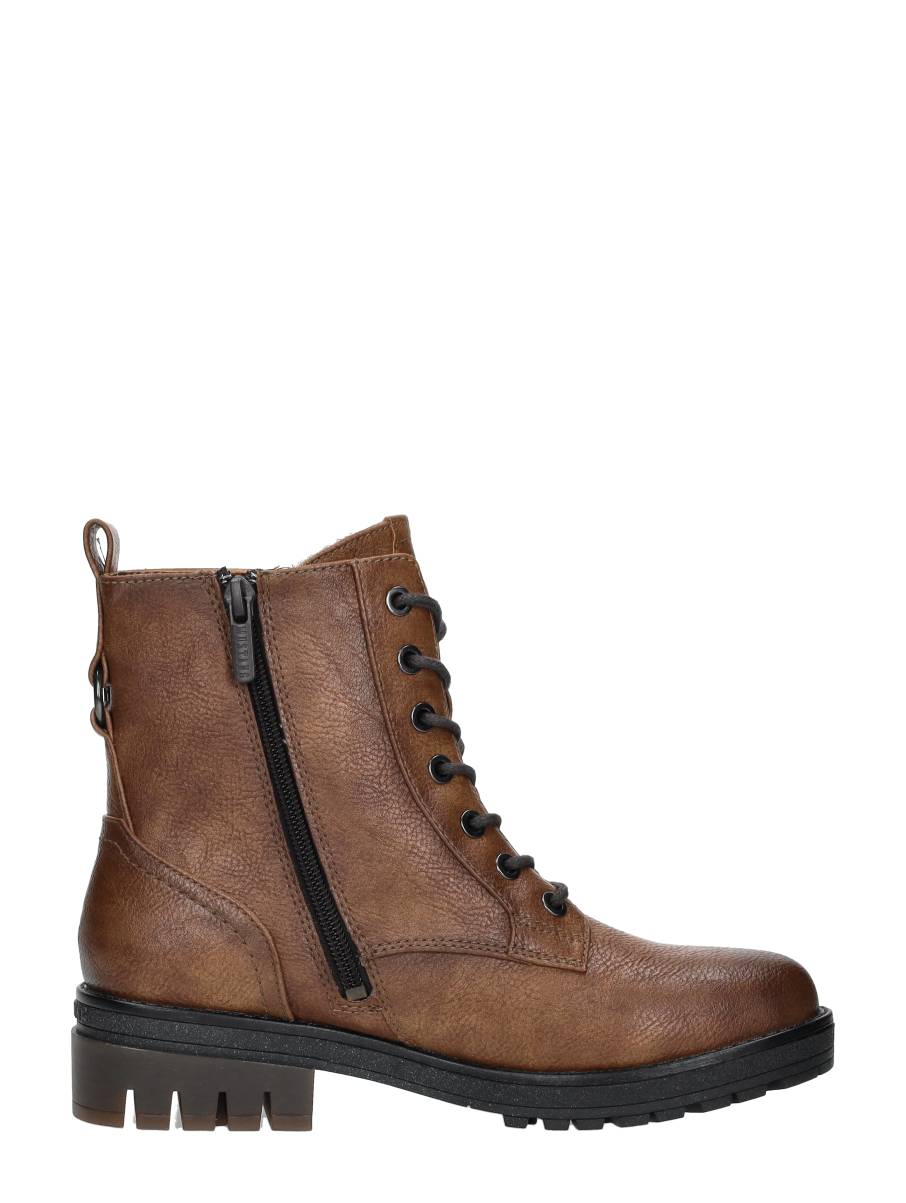 Mustang - Veterschoenen Hoog – cognac – foto 4 van 4
