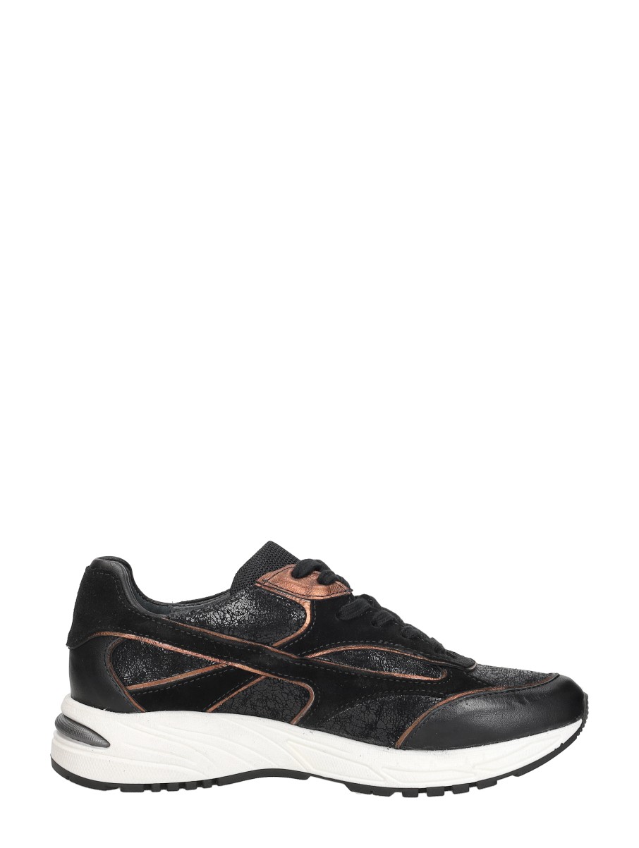 Aqa - Sneakers Laag – zwart – foto 4 van 4