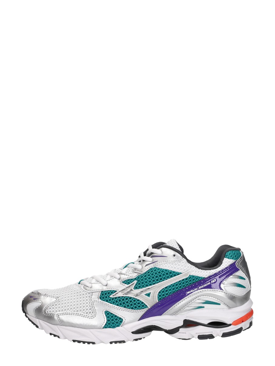Mizuno Wave Rider 10 herensneaker wit