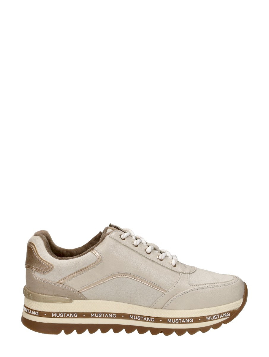 Mustang - Sneakers Laag – gebroken wit – foto 4 van 4