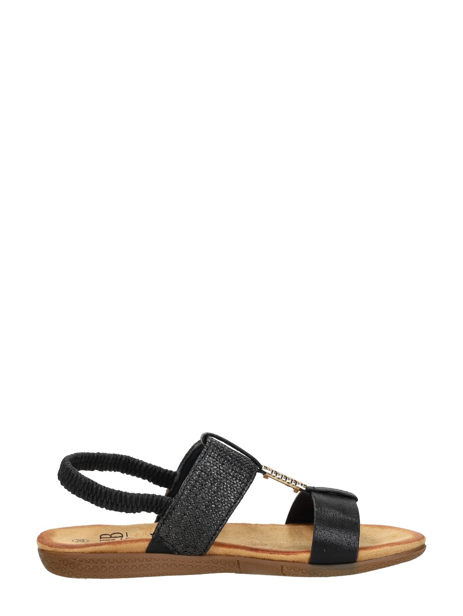 Sub55 - Sandalen Plat – zwart – foto 4 van 4