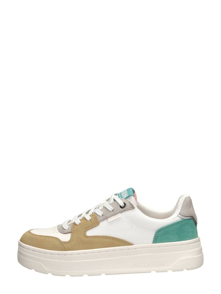 Palladium Pallasphalt Lo Veterschoenen Laag - Wit - Maat 41