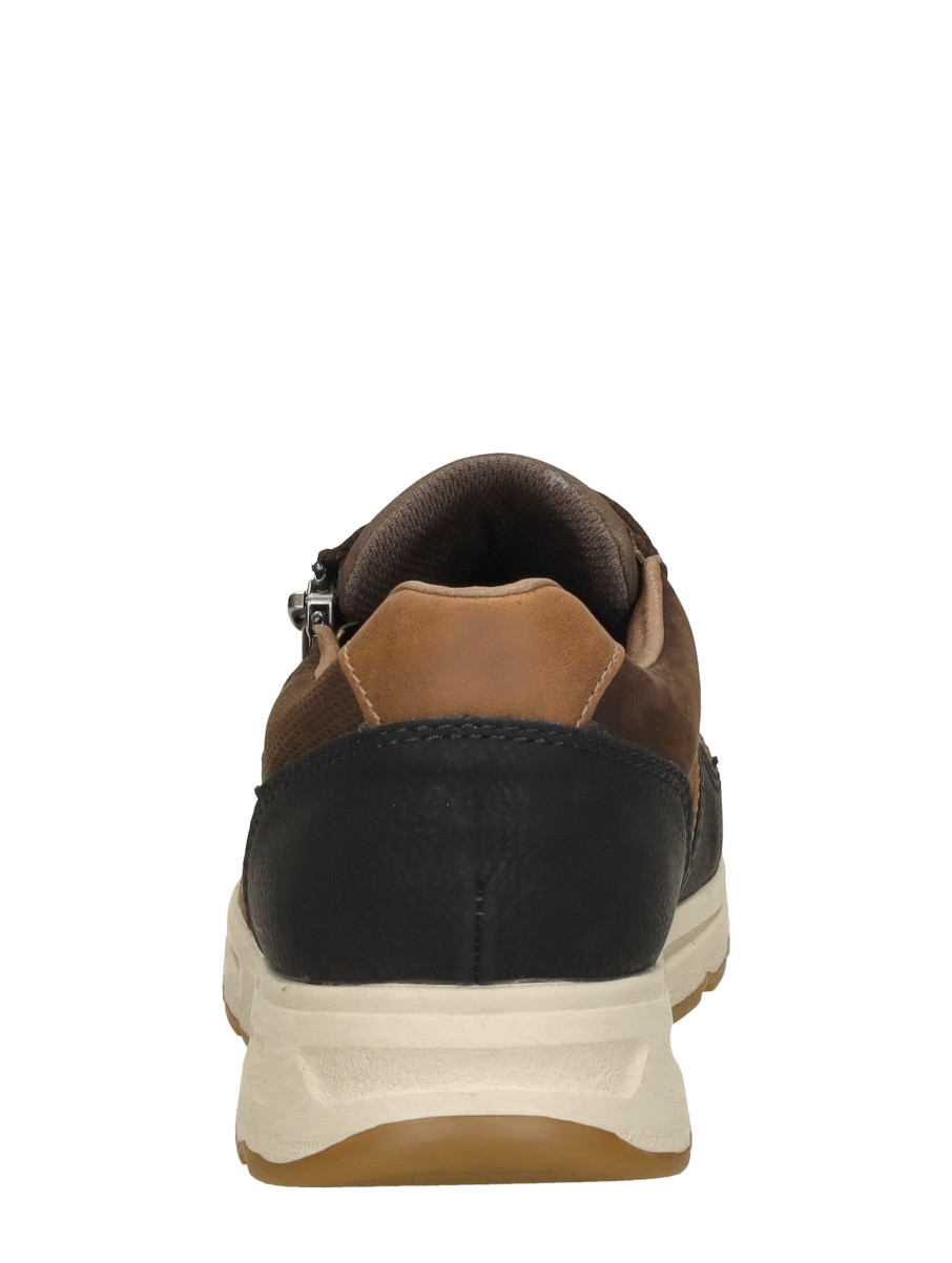 Rieker - Sneakers Laag – donkerbruin – foto 3 van 4