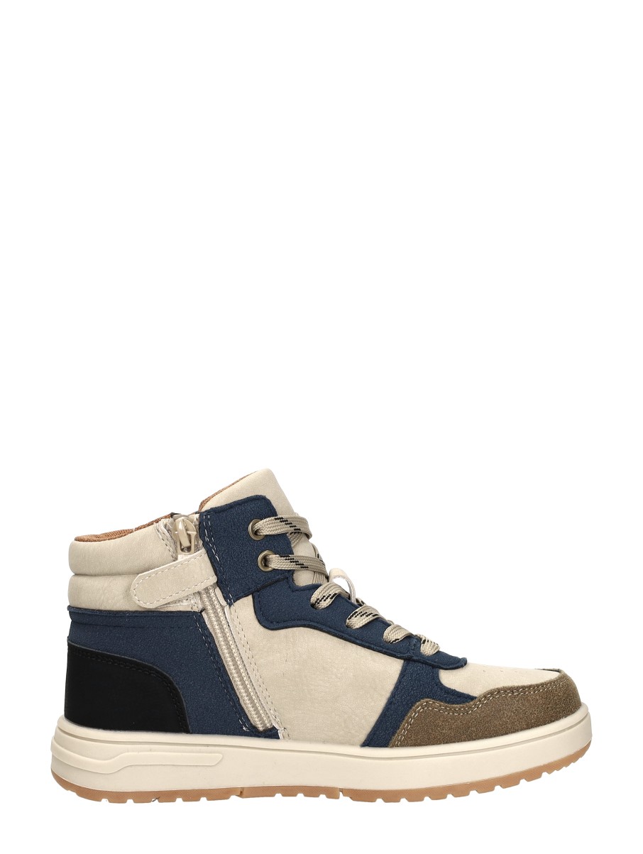 Keq - Veterschoen Hoog – blauw – foto 4 van 4