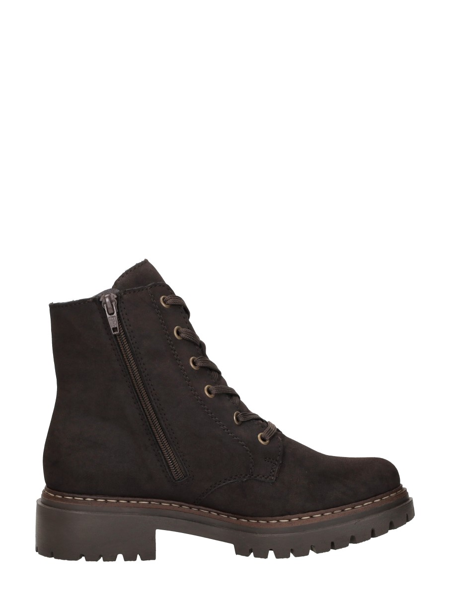 Rieker - Veterschoenen Hoog – donkerbruin – foto 4 van 4