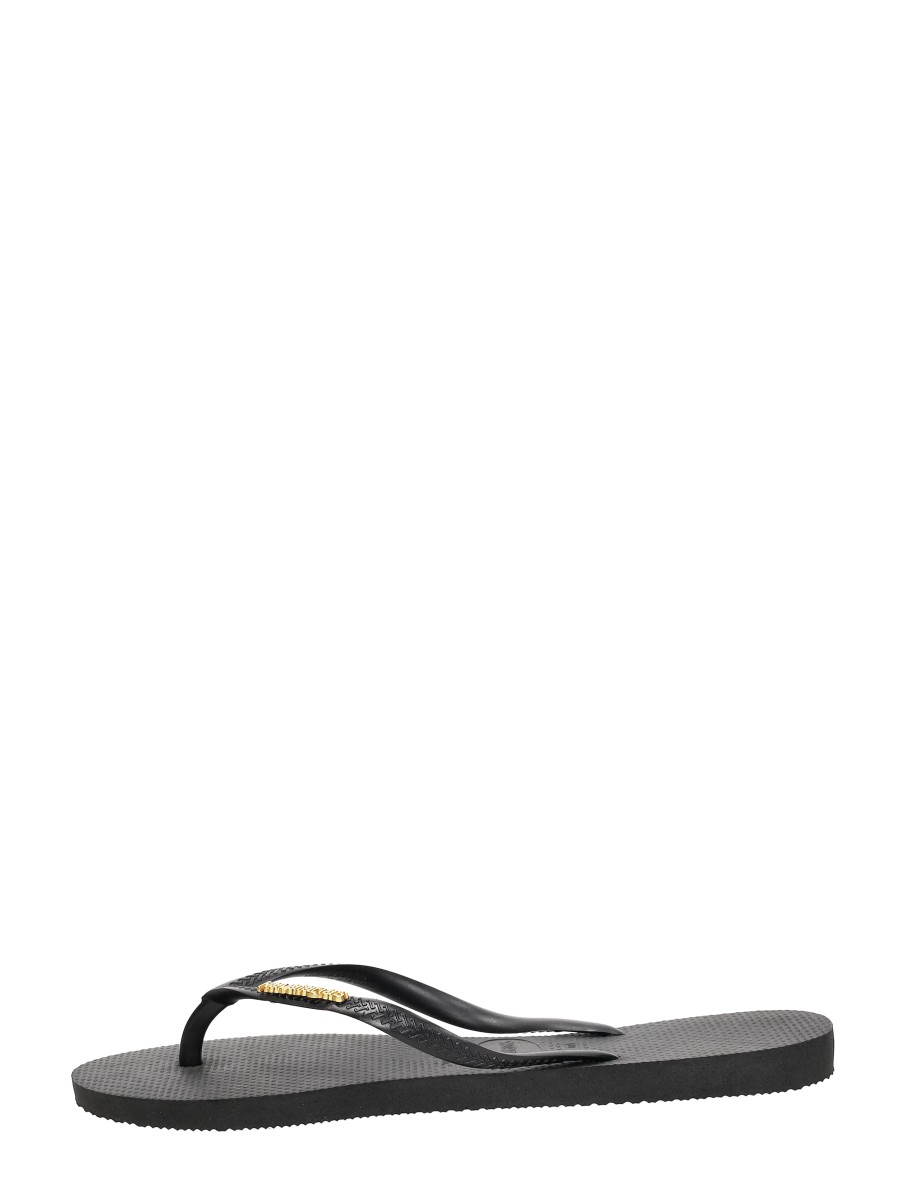 Havaianas Hav. Slim Logo Metallic – Zwart