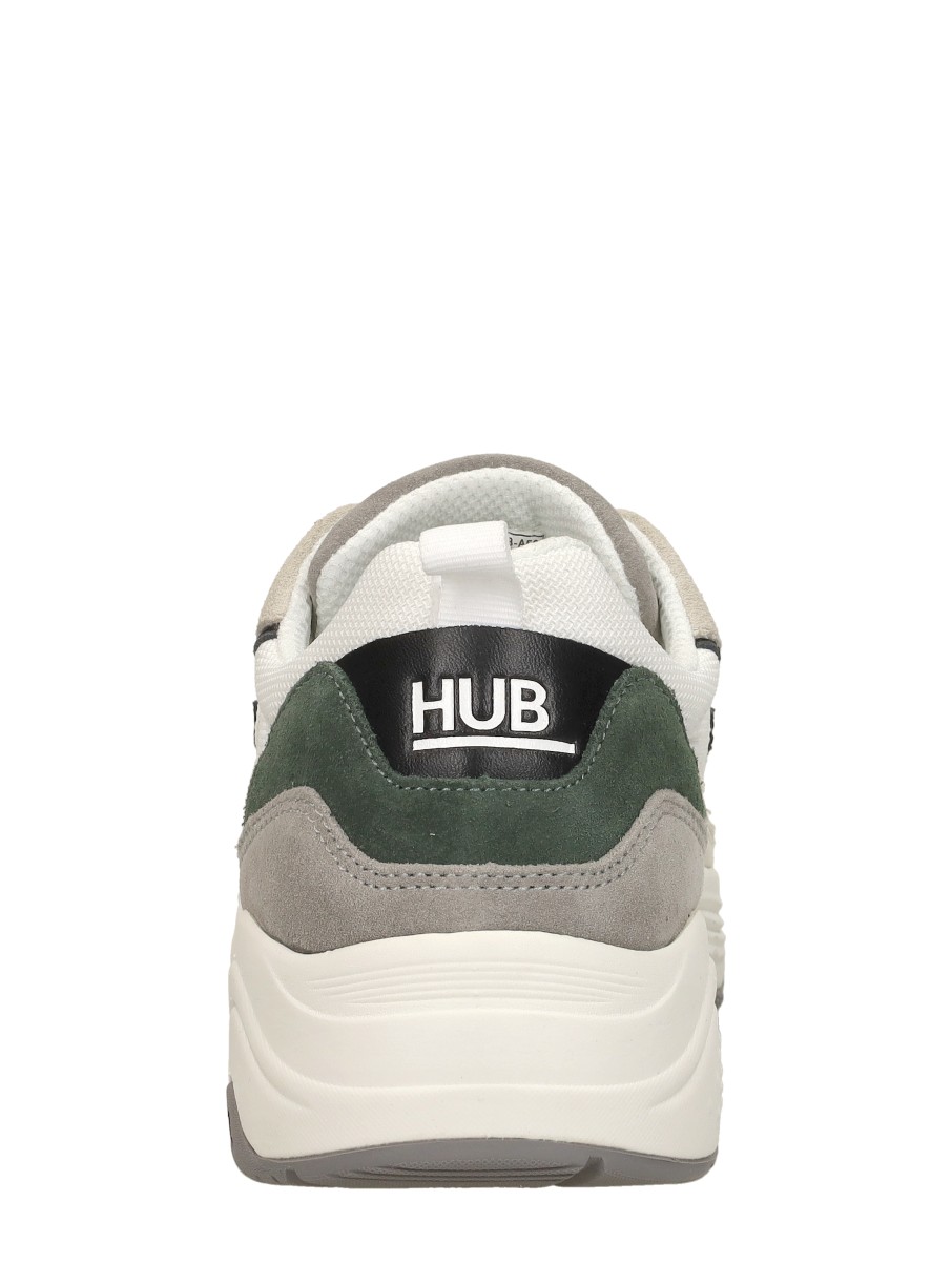 HUB Glide S43 herensneaker groen