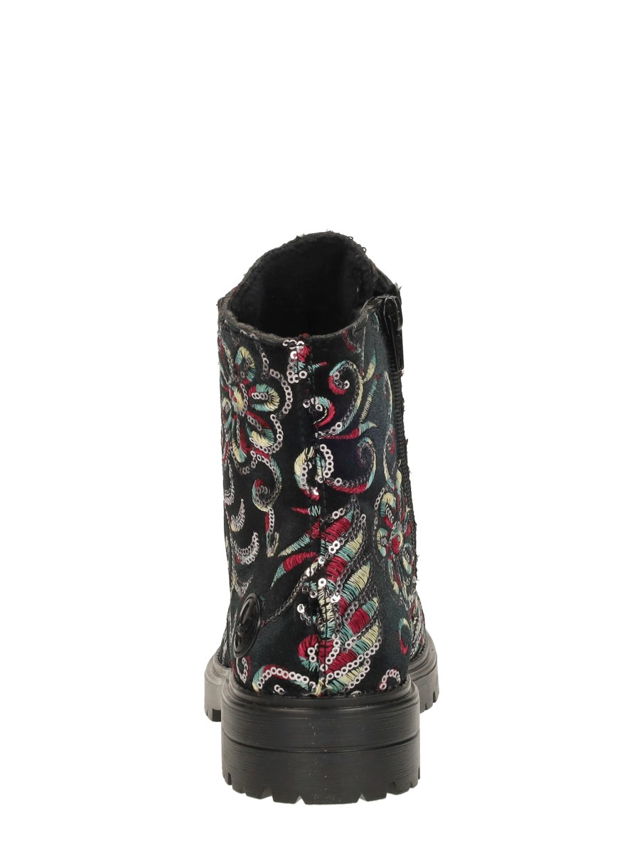 Rieker - Veterschoenen Hoog – zwart – foto 3 van 4