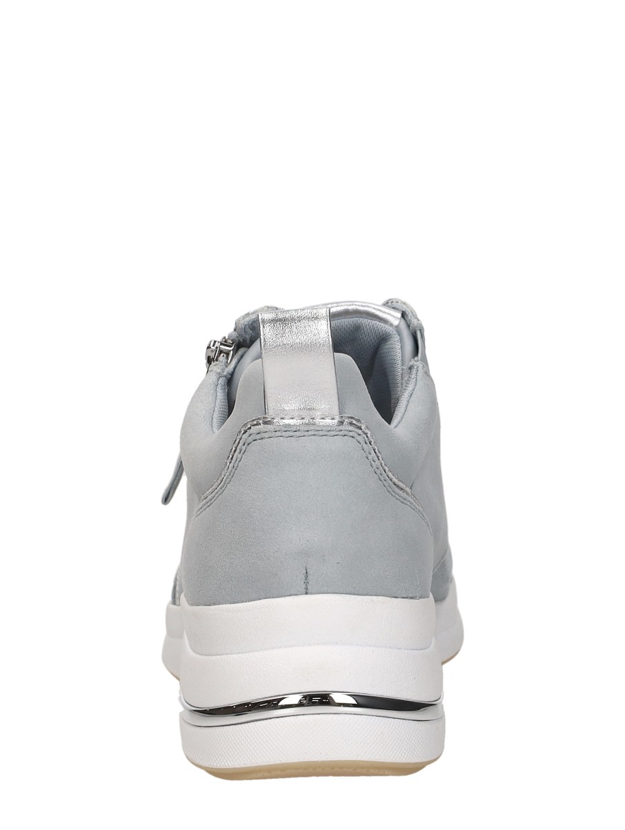 Tamaris Wide Fit - Veterschoenen Laag – licht blauw – foto 3 van 4