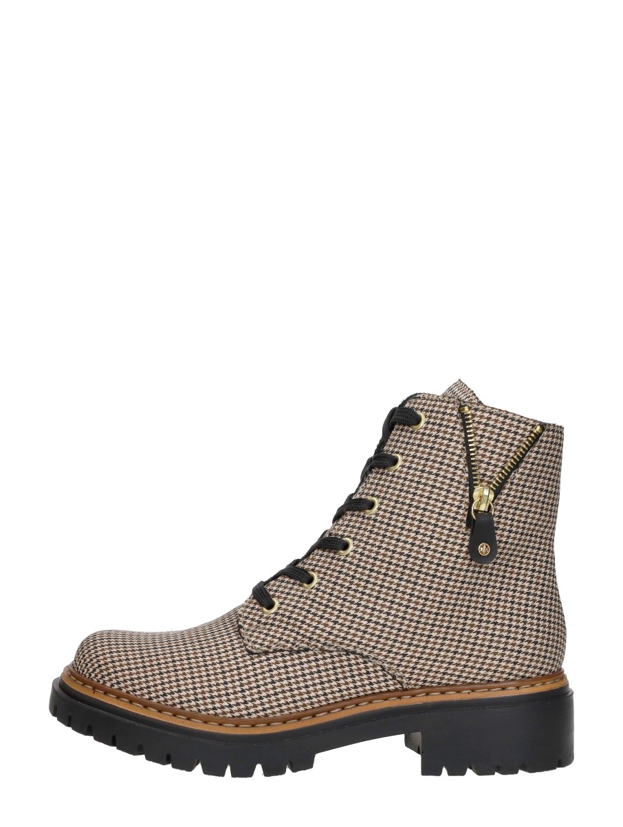 Rieker Veterschoenen Hoog – Beige
