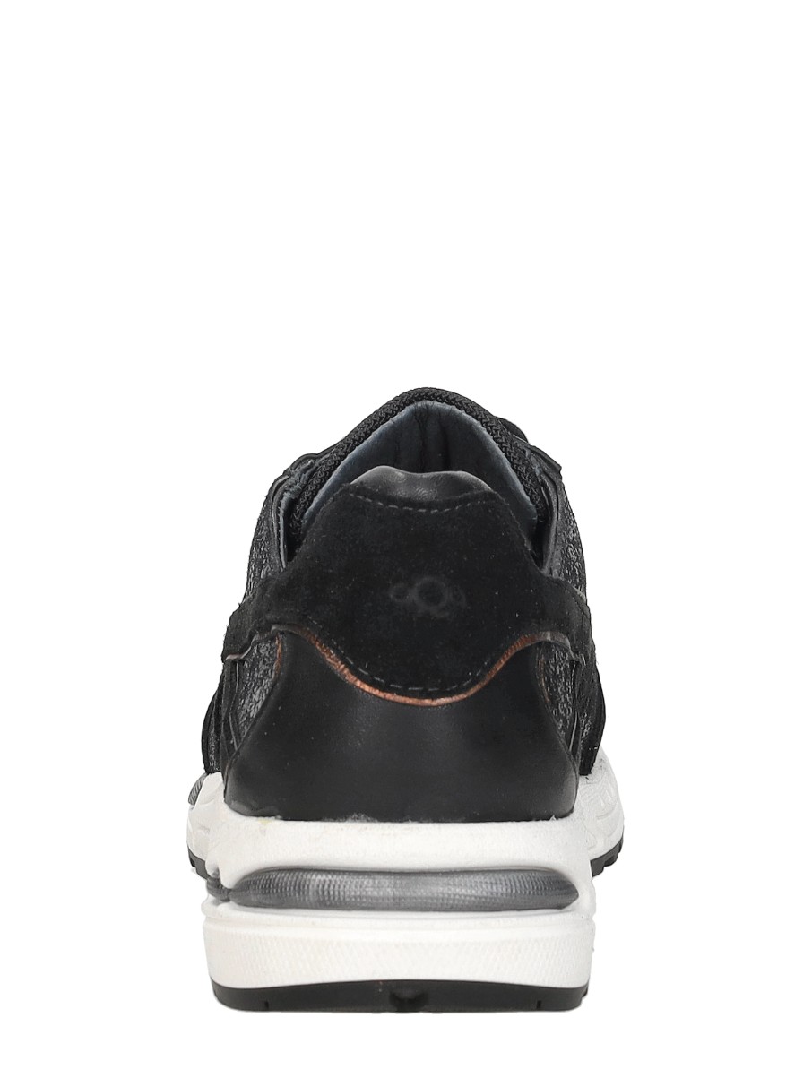 Aqa - Sneakers Laag – zwart – foto 3 van 4