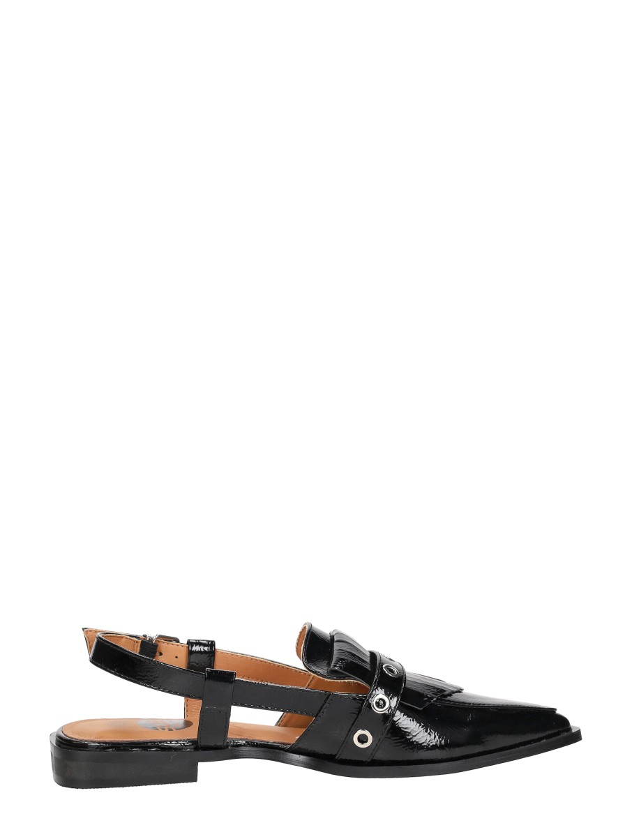 Sub55 - Slingbacks Zwartlak – zwart lak – foto 4 van 4