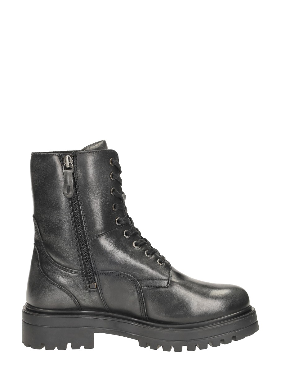 Sub55 - Veterschoenen Hoog – zwart – foto 4 van 4