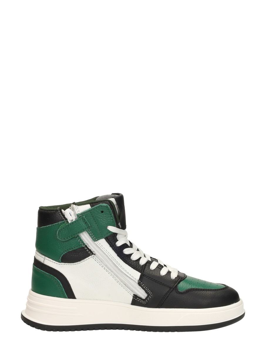 Sub55 - Veterschoenen Hoog – groen – foto 4 van 4