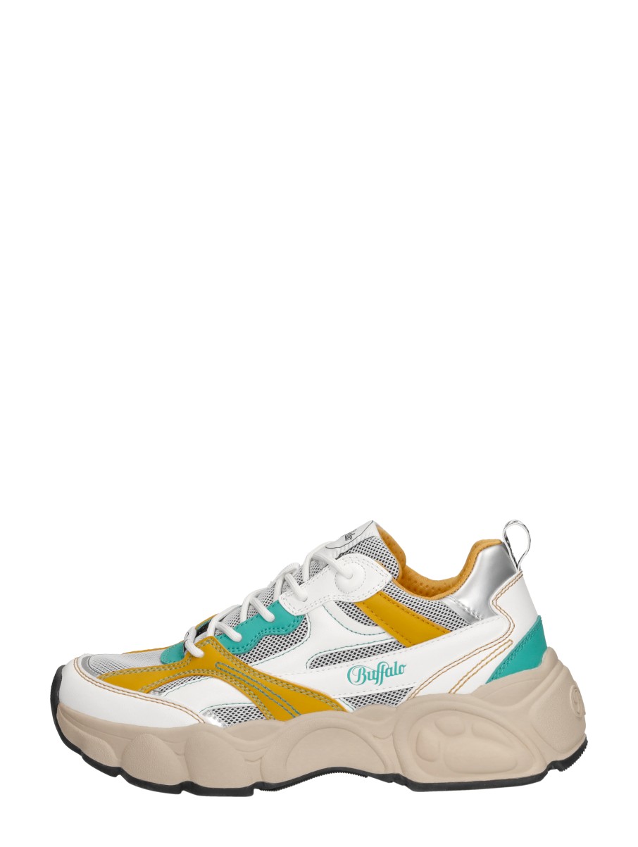 Buffalo damessneaker zilver