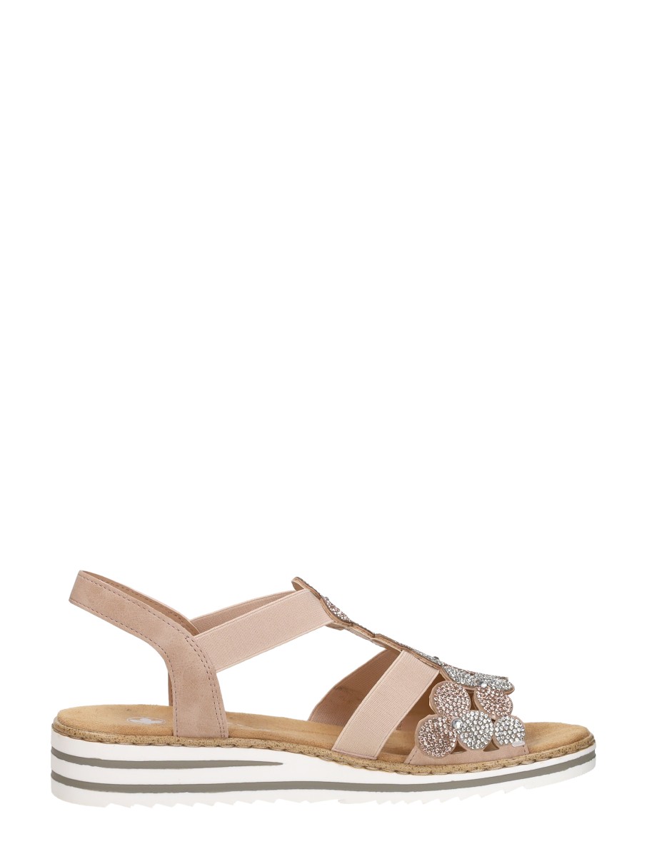 Rieker - Sandalen Plat – roze – foto 4 van 4