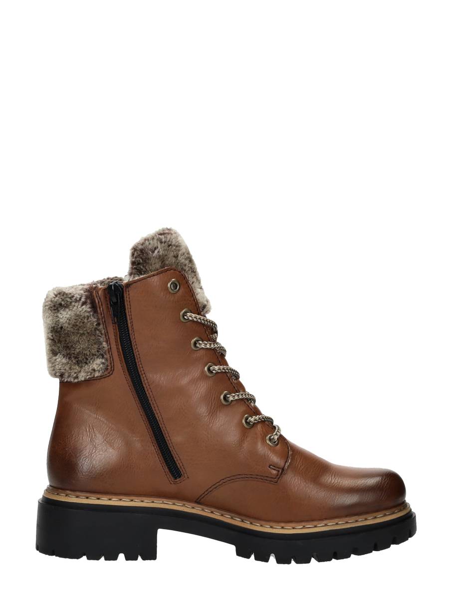 Rieker - Veterschoenen Hoog – cognac – foto 4 van 4