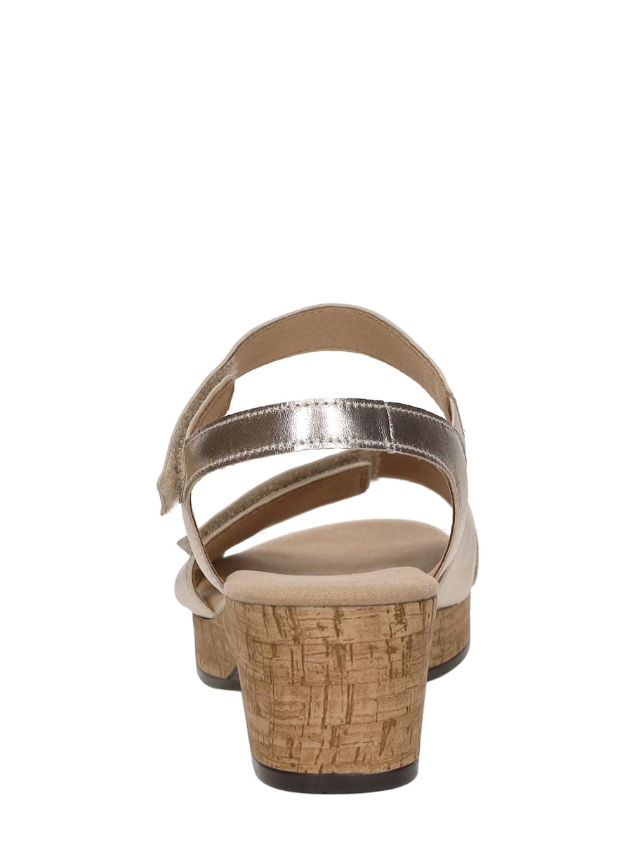 Gabor - Sandalen Hak – goudkleur – foto 3 van 4