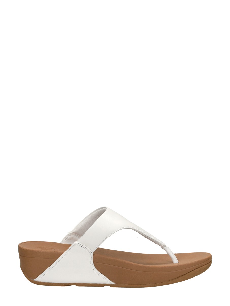 FitFlop - Lulu Leather Toepost – wit – foto 4 van 4
