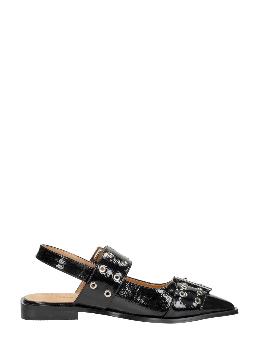 Shoecolate - Slingbacks Zwartlak – foto 4 van 4