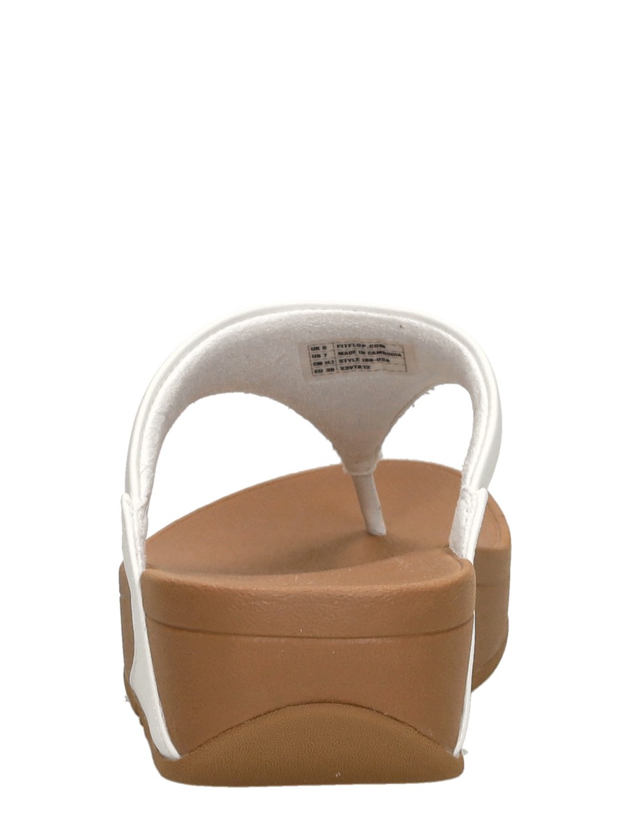 FitFlop - Lulu Leather Toepost – wit – foto 3 van 4