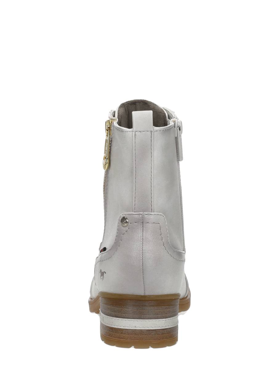 Mustang - Veterschoenen Hoog – gebroken wit – foto 3 van 4