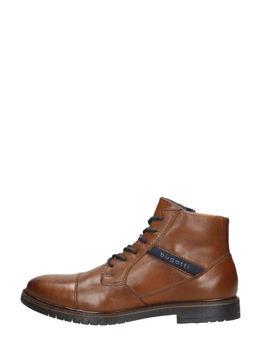 Bugatti Veterschoenen Hoog Veterschoenen Hoog - cognac - Maat 43