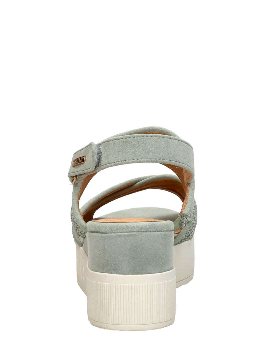 Mustang - Sandalen Plat – groen – foto 3 van 4