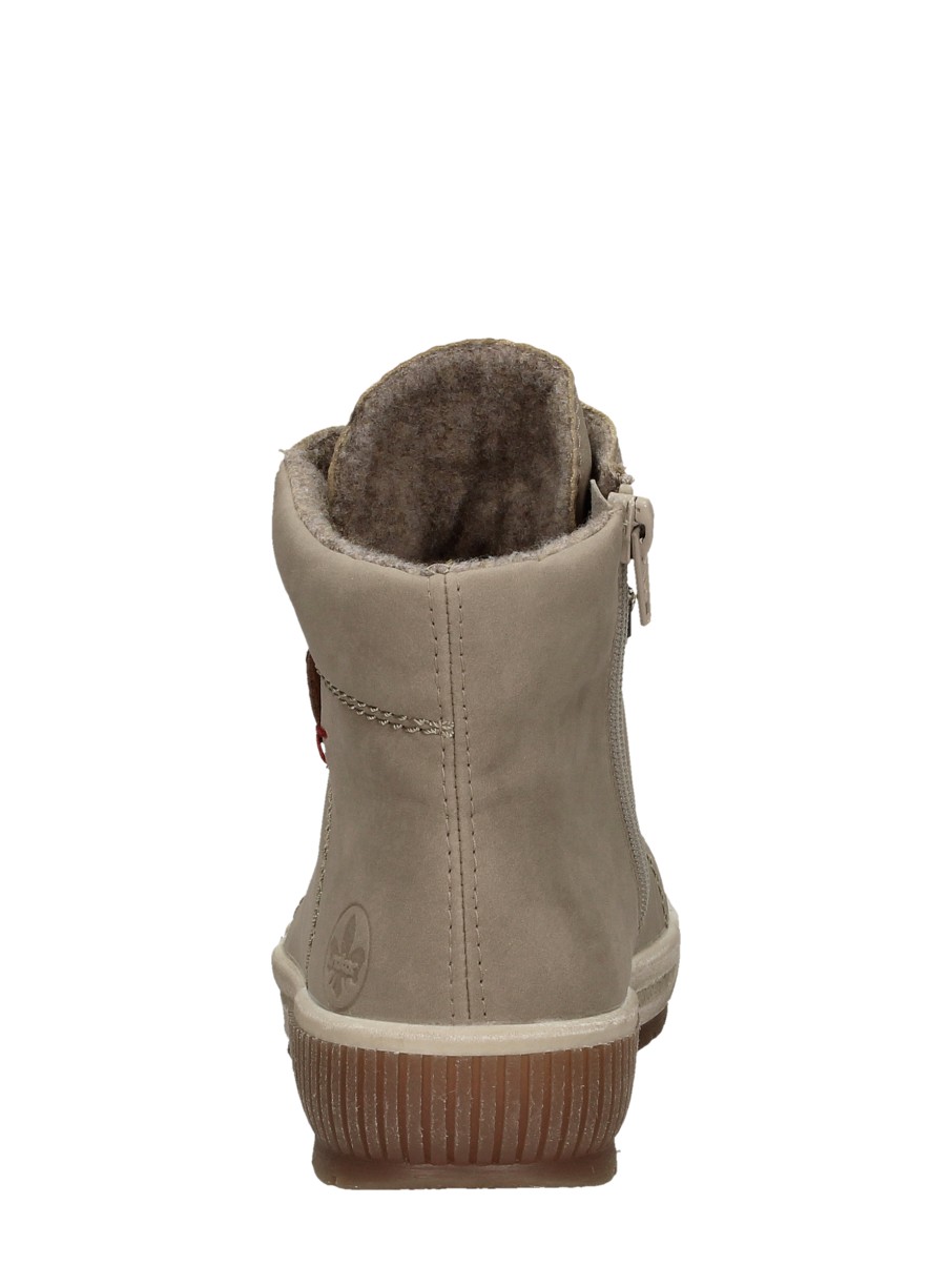 Rieker - Veterschoenen Hoog – taupe – foto 3 van 4